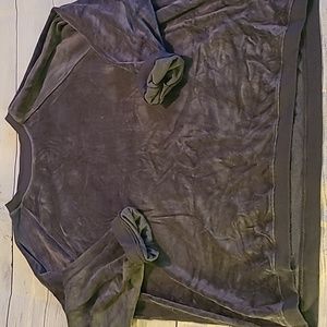 GENTLY WORN Aerie Oversized Velour Sweatshirt